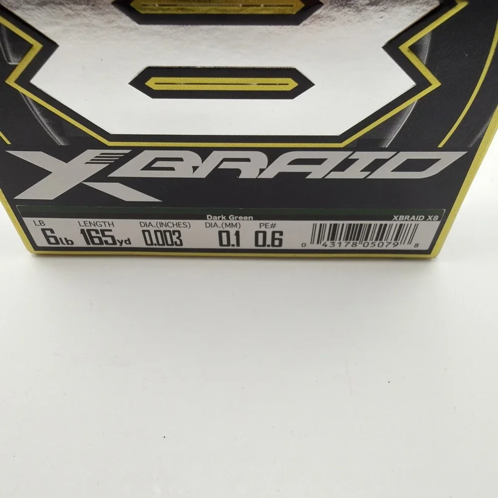 XBRAID X8 Braid 6LB 330Y Dark Green